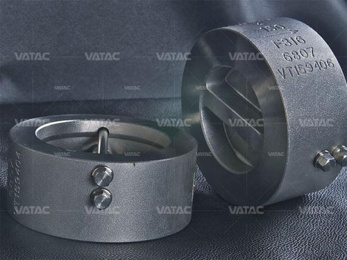 Valvola di ritegno a doppio battente - Vatac Valves (Wenzhou) Corporation - wafer / in acciaio inossidabile / in bronzo