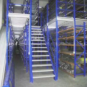 Soppalco industriale multilivello - Nanjing Weida Logistics Equipment Company - su scaffalatura a pallet / per applicazioni pesanti / per magazzino