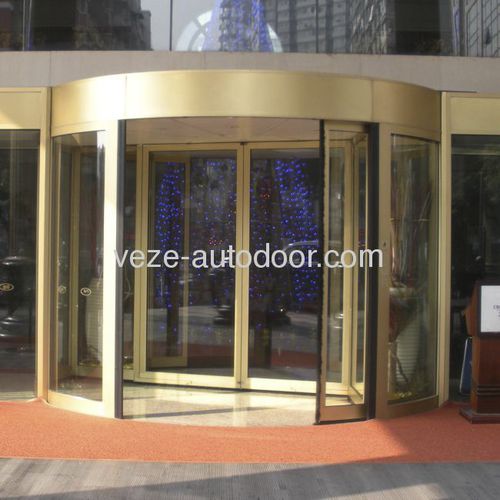Porta girevole - Ningbo VEZE Automatic Door Co., Ltd. - scorrevole / vetrata / per interno