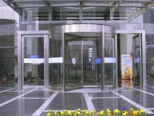Porta girevole - XZ-RS-3 - Ningbo VEZE Automatic Door Co., Ltd. - per interno / automatica