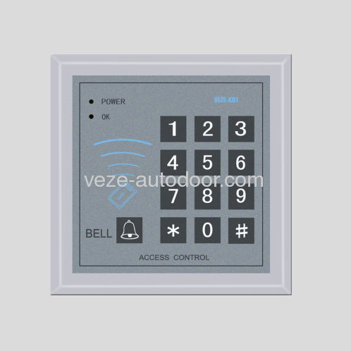 Lettore di carte per controllo accessi - Ningbo VEZE Automatic Door Co., Ltd. - RFID / 125 kHz / con tastiera integrata