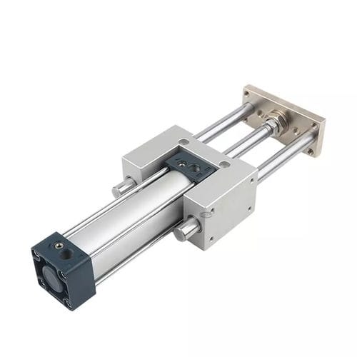 Cilindro con ponticello - TSAI Series - Ningbo VPC Pneumatic Co., Ltd. - pneumatico / con guida dell'asta del pistone / a doppio effetto