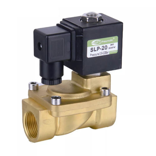 Elettrovalvola di grande diametro - SLP Series - Ningbo VPC Pneumatic Co., Ltd. - a comando diretto / a 2/2 vie / normalmente chiusa
