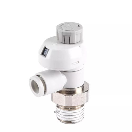 Valvola per controllo di flusso - AS-FS Series - Ningbo VPC Pneumatic Co., Ltd. - a spillo / a comando assistito / per aria