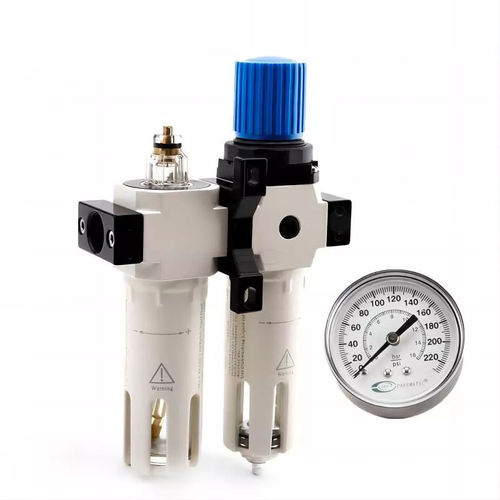 Filtro regolatore lubrificatore per aria compressa - VFC Series - Ningbo VPC Pneumatic Co., Ltd. - in alluminio / con raccordo a vite / regolabile