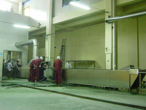 Raffreddatore con cestello - UPT - SHAOXING WALLEY FOOD MACHINERY CO., LTD. - d'acqua / per frutta e verdura / per frutti di mare