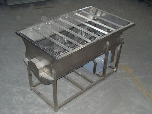 Miscelatore a nastro - SJB - SHAOXING WALLEY FOOD MACHINERY CO., LTD. - batch / per verdure / doppio