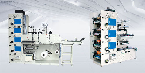 Macchina da stampa flessografica a 6 colori - WJRB-320 series - Hebei Wanjie Machinery Technology Co., Ltd. - a 4 colori / per etichette