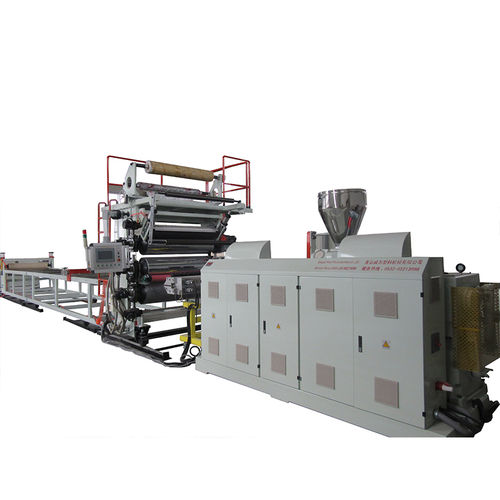 Linea di estrusione di lastre - SJZ-80/156 - Qingdao Weier Plastic Machinery Co., Ltd. - per PVC