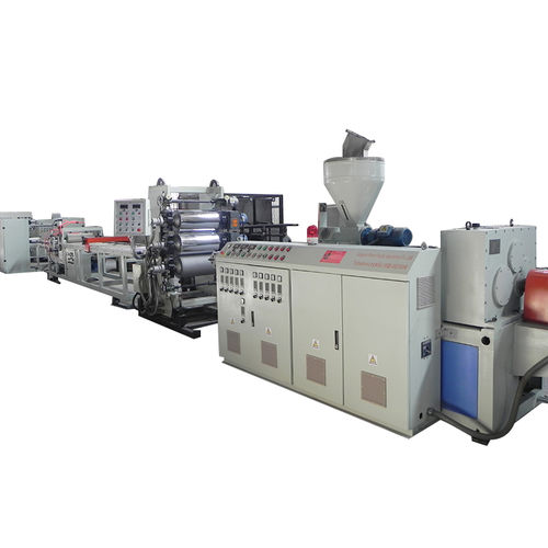 Linea di estrusione di lastre - Qingdao Weier Plastic Machinery Co., Ltd. - per nastro / per termoplastici / per PVC