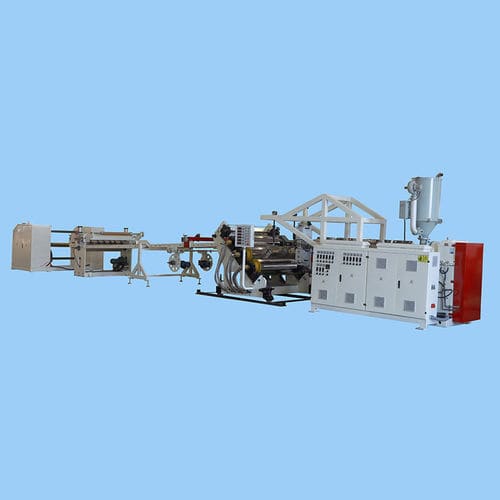 Linea di estrusione di lastre - SJ-120 - Qingdao Weier Plastic Machinery Co., Ltd. - per EVA / per TPU