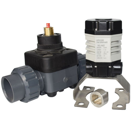 Attuatore per valvola elettrico - DCL-MZZ - Dynamic Corporation Limited - multigiro / in alluminio / a basso ingombro