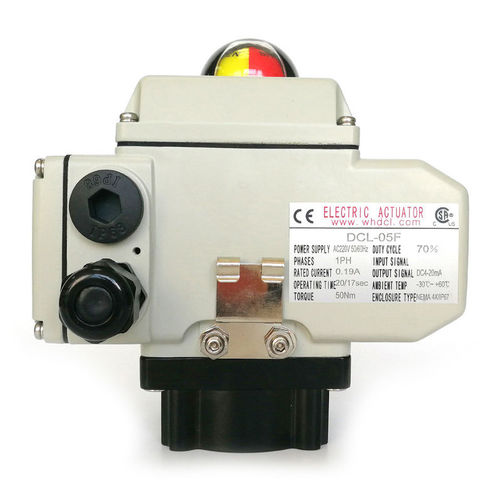Attuatore per valvola elettrico - DCL-F series - Dynamic Corporation Limited - a quarto di giro / compatto / per valvole a farfalla