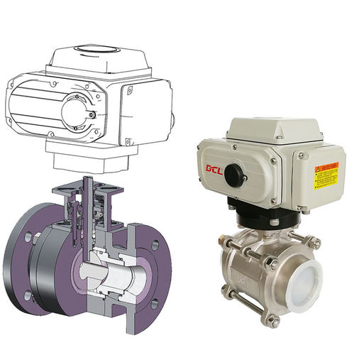 Valvola per vuoto - Dynamic Corporation Limited - a sfera / a comando elettrico / con flangia