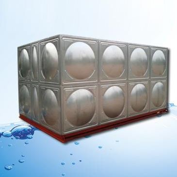 Serbatoio per acqua - Dezhou Weiren Water Supply Equipment Co., Ltd. - in acciaio inossidabile / autoportante / rettangolare