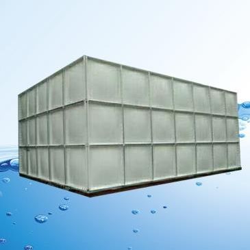 Serbatoio di stoccaggio dell'acqua - Dezhou Weiren Water Supply Equipment Co., Ltd. - per acqua / in PRFV / rettangolare