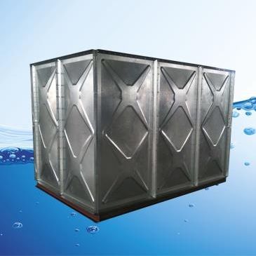 Serbatoio per acqua - Dezhou Weiren Water Supply Equipment Co., Ltd. - in acciaio galvanizzato / rettangolare / di stoccaggio dell'acqua