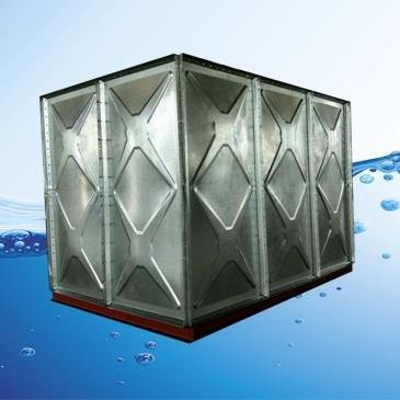 Serbatoio per acqua - Dezhou Weiren Water Supply Equipment Co., Ltd. - galvanizzato / in acciaio galvanizzato / rettangolare