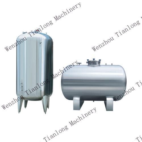 Serbatoio per acqua - Wenzhou Tianlong Machinery Technology Co., Ltd. - per liquidi / in acciaio inossidabile / cilindrico