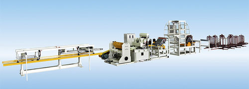 Linea di saldatura automatica - Ningbo Xinchang Machinery Co., Ltd. - per rete metallica / per profilati / PLC