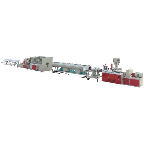 Linea di estrusione doppia vite - ZHANGJIAGANG QING CHEN YU MACHINERY CO., LTD. - per tubi / per PVC / per tubi di drenaggio