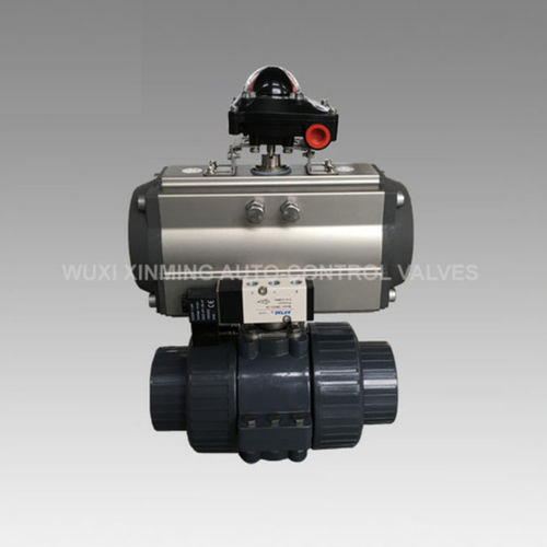 Valvola a sfera - UPVC - Wuxi Xinming Auto-Control Valves Industry Co., Ltd. - pneumatica / DIN / ANSI