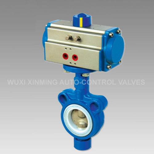 Valvola a farfalla - Wuxi Xinming Auto-Control Valves Industry Co., Ltd. - pneumatica / di controllo / dritta