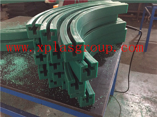 Guida-catena in UHMW-PE - Shandong Ningjin Xinxing Chemical Co., Ltd. - per contatto alimentare / curva