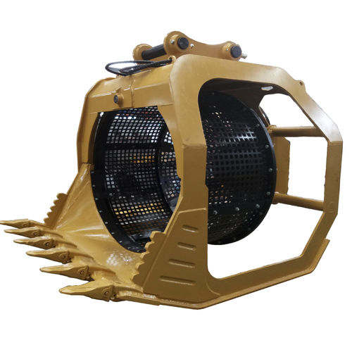 Benna vagliatrice - Xuzhou Shenfu Construction Machinery and Equipment Co., Ltd. - per escavatori / a 6 denti