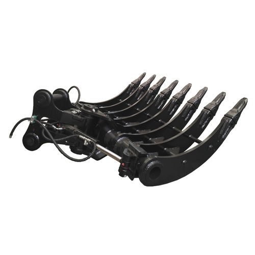 Rastrello forestale per escavatori - Tilt  - Xuzhou Shenfu Construction Machinery and Equipment Co., Ltd.