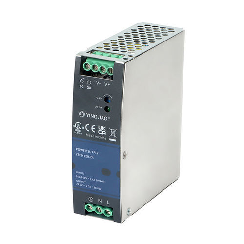 Alimentatore elettrico su guida DIN - YSDH120 series - Ninghai Yingjiao Electrical Co., Ltd. - DC/DC / AC/DC / regolabile