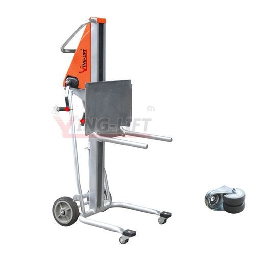 Mini carrello elevatore stacker manuale - PM120 - Wuxi Tongyang Machinery Technology Co., Ltd. - a timone con guida da terra / per movimentazione / in acciaio