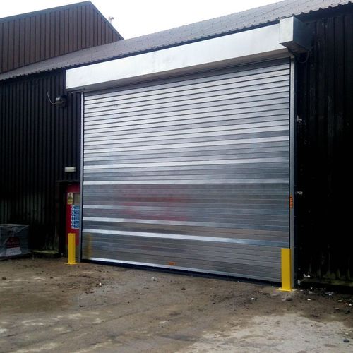 Porta antideflagrante - YUOU (LUOYANG) DOORS AND WINDOWS TECHNOLOGY CO., LTD. - ad avvolgimento / in acciaio / industriale