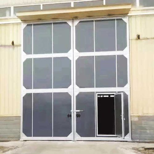 Porta industriale - YUOU (LUOYANG) DOORS AND WINDOWS TECHNOLOGY CO., LTD. - scorrevole / per interno / da esterno