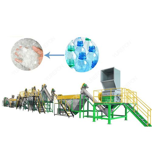 Unità di riciclaggio PET - YRF-R  - Yurefon Machinery(Zhangjiagang) Co., Ltd. - per separazione di metalli / mediante triturazione / con lavaggio
