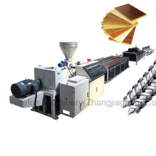Linea di estrusione per pannelli - YF series - Yurefon Machinery(Zhangjiagang) Co., Ltd. - per profilati in plastica / di riciclaggio di materie plastiche / per moderno per pannello muro