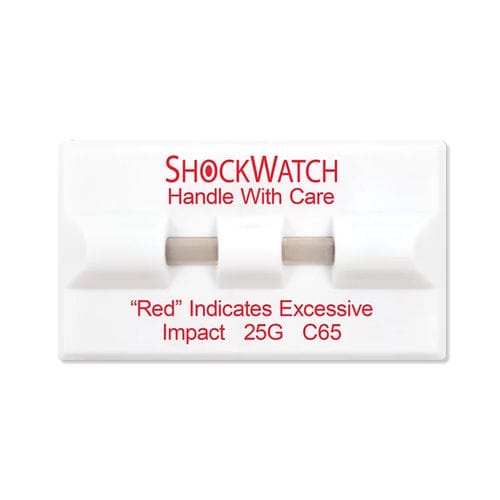Indicatore d'urto - ShockWatch® Clip - SpotSee - etichette / non manomettibile / per applicazioni mediche