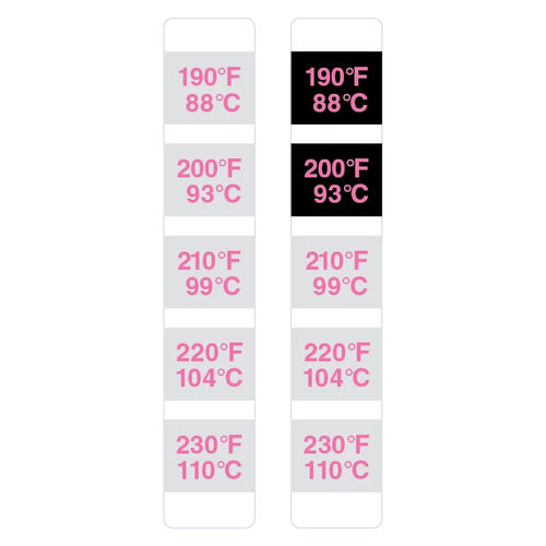 Etichetta termosensibile - THERMOSTRIP DC  - SpotSee - autoadesiva / per tessili / per essiccazione