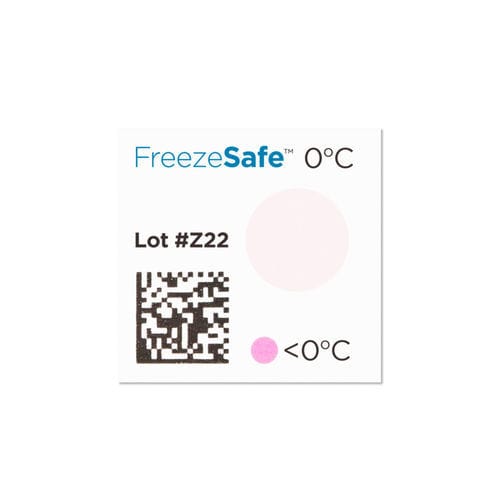 Indicatore di temperatura - FreezeSafe™ - SpotSee - etichette / per l'industria agroalimentare / per applicazioni farmaceutiche