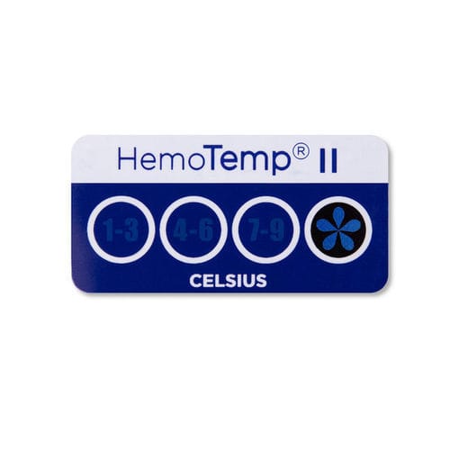 Indicatore di temperatura - HEMOTEMP II - SpotSee - di tempo / etichette / irreversibile