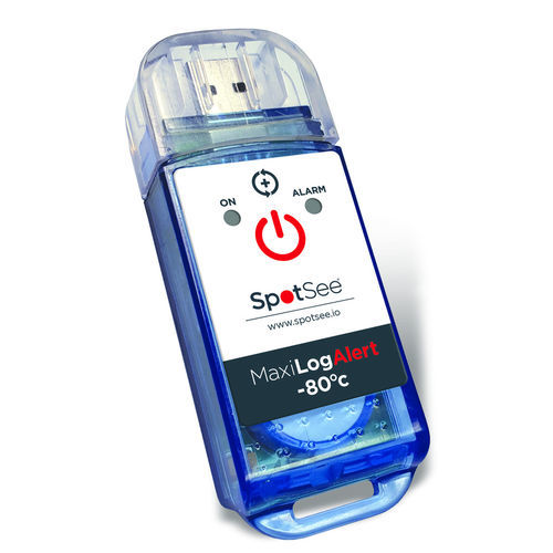 Data logger di temperatura - Maxilog - SpotSee - USB / per applicazioni farmaceutiche / compatto