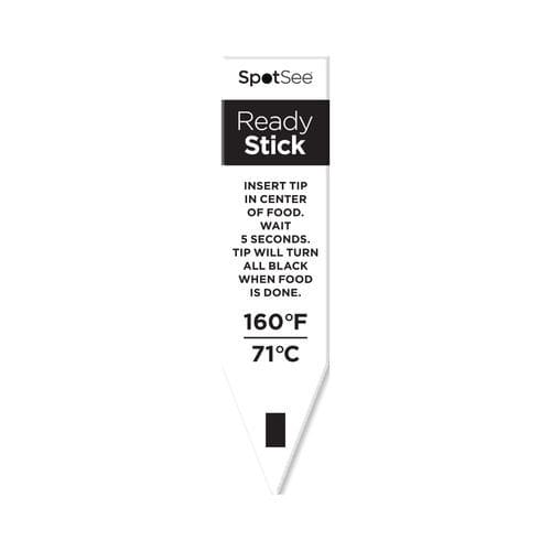 Termometro visivo - ReadyStick - SpotSee - ad inserimento / per prodotti alimentari / monouso