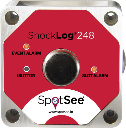 Registratore di dati di temperatura - ShockLog® 248 - SpotSee - di umidità / di frequenza / di accelerazione