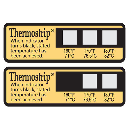 Etichetta a tenuta stagna - Thermostrip DL - SpotSee - in argento / per etichette / per chiavi