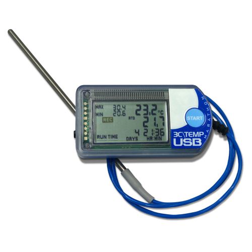 Data logger di temperatura - 3Ctemp - SpotSee - USB / con display LCD / per controllo