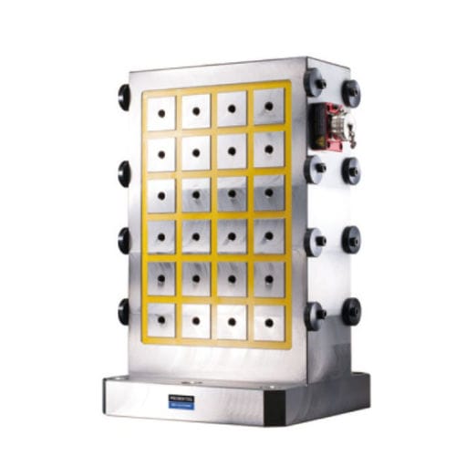 Colonna di presa elettro-permanente - ECMC-HSF,ECMC-HDF series - HOMGE MACHINERY IND. CO., LTD. - in ghisa / a doppia faccia / a quattro facce