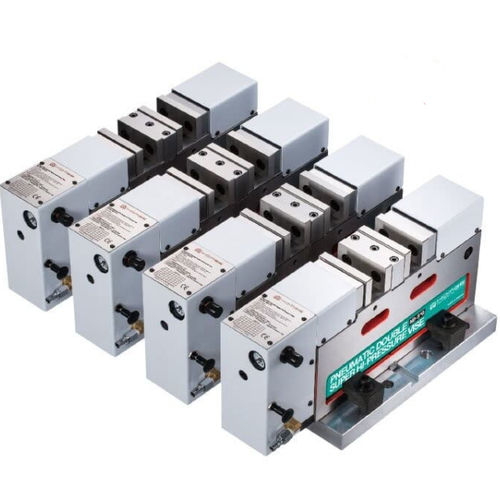 Morsa per macchina utensile - ND-4"G,5"G - HOMGE MACHINERY IND. CO., LTD. - pneumatica / orizzontale / modulare