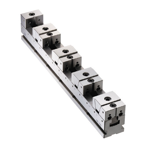 Morsa a serraggio multiplo - HRV- FD Series - HOMGE MACHINERY IND. CO., LTD. - per macchina utensile / verticale / modulare