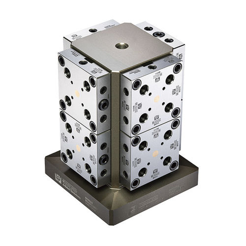 Sistema di bloccaggio e centraggio quick tower - M-52x52(9433)+8pc - HOMGE MACHINERY IND. CO., LTD. - per centro di lavorazione orizzontale / meccanico / per macchina utensile