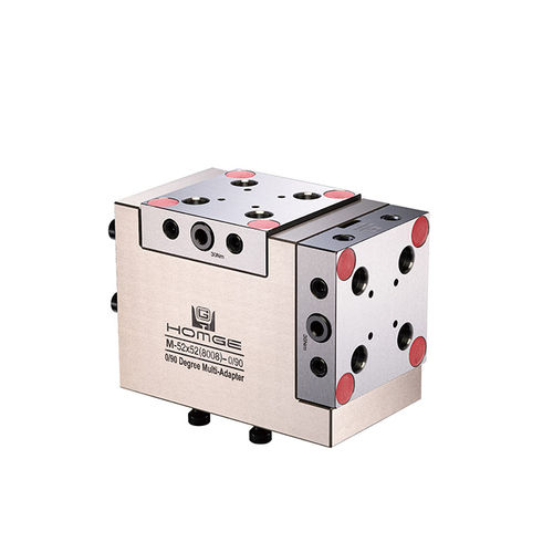 Sistema di bloccaggio e centraggio meccanico - M-52x52(8008)-0/90 - HOMGE MACHINERY IND. CO., LTD. - per macchina utensile / a sistema di serraggio multiplo / per lavorazione meccanica 5 assi